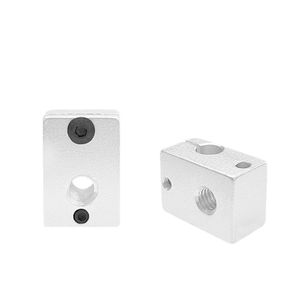 Bloque de calentamiento para impresora 3D HINTONDA, aleación de aluminio 6061, mecanizado CNC para Prusa Mk3s E3D V6 Hot End - Product Image 1