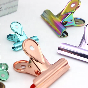 Clip a Forma di Goccia d'Acqua 40 mm 50 mm 65 mm, Clip in Acciaio Inox per Biglietti, Clip Metallica Colorata per Borse, Clip in Metallo per Documenti - Product Image 5