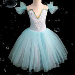 Ballett Tutu Rock Frauen Kleid Lange Vestidos für Mädchen Performance Kleidung Schwan Bauchtanz Röcke - Product Image 5