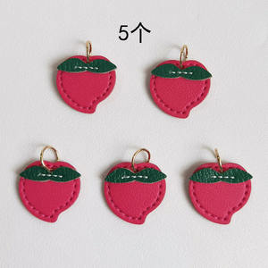 Porte-clés en cuir exquis et créatif, nouveau pendentif pour sac à main, ornement original avec personnalité - Product Image 5