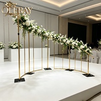 Support de toile de fond carré en alliage d'aluminium métallique durable et écologique pour la décoration d'événements tels que les baby showers, les anniversaires et les mariages