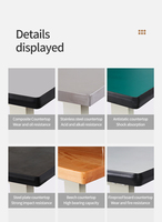 Établi d'atelier de table de travail industriel robuste personnalisé professionnel accepter armoire à outils d'équipement de Table de travail d'atelier OEM
