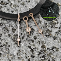 Set di Lancette per Orologio Stile Subacqueo, Luminose Verdi, Compatibili con Movimenti Automatici NH35 NH36 NH34, Parti per Modifiche di Orologi Meccanici