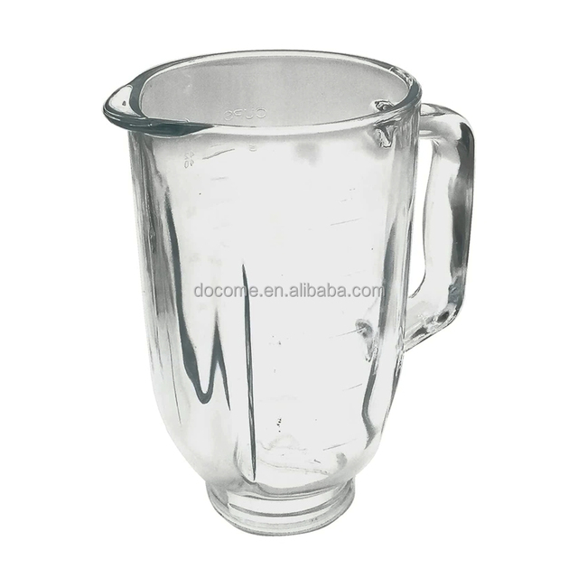 B&D Glass Blender Jar: GA-BL-D05 Soda Lime Glass Jug 1.2L Round Jug 5 Cups Jar for Decker Vaso De Licuadora BD