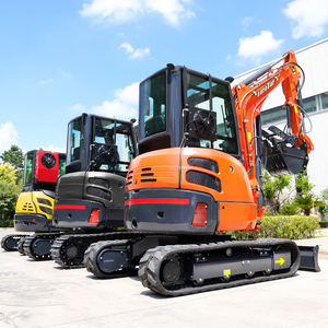 Minigraafmachine 2 Ton Diesel Kleine Graafmachine 2 Ton Nieuwe Graafmachine Rupsbanden Minigraafmachine Duimboerderij Graafmachines - Product Image 3