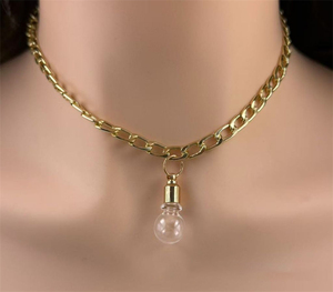 Collar con Colgante de Aleación de Zinc con Diseño Creativo de Tornillo y Cadena, Amuleto Conmemorativo para Cenizas de Personas con Discapacidad, para Hombres y Mujeres, con Temática Budista - Product Image 6