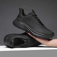 Chaussures de sport légères pour hommes à semelle MD, respirantes en maille, souples, à lacets, pour le printemps et l'été, course à pied, marche, tendance
