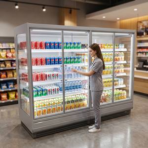 Vitrina Refrigerada Vertical Comercial con Puerta de Vidrio Remota para Supermercado - Product Image 4
