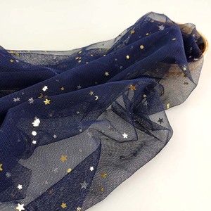 Sao Vàng Và Mặt Trăng Sequin Phong Cách Vải Tuyn Sequin - Product Image 3