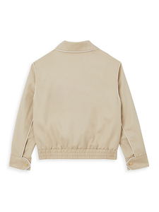 Custom Logo OEM/ODM Fashion Cropped Bomber <strong>Utility</strong> Canvas <strong>Jacket</strong> Zip Worker <strong>Jacket</strong> for <strong>Men</strong> Casual Woven Letterman <strong>Jacket</strong> Regular - Product Image 3