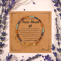 Pulsera Bohemia Go2BoHo con Diseño Original en Forma de Bola, Colorida, con Cuentas de Piedras Semipreciosas Naturales y Perlas, de Cobre, Regalo para Mujer