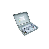 Wall Mount Fiber Optic Splitter Enclosure 48 Port FTTH 1*32 Cassette Type PLC Splitter Distribution Box ABS Material