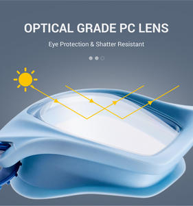 แว่นตาว่ายน้ำแข่งแบบมืออาชีพสำหรับเด็กผู้หญิงป้องกันรังสียูวีกันหมอกกันน้ำมีคุณสมบัติสายตาสั้นที่ดีที่สุด - Product Image 6