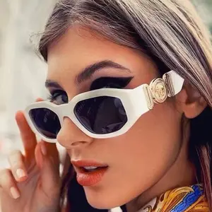 2020 Männer inspiriert Katze Frau ockigen Sport Schläger Leben neue große ovale Kohle faser echte Linse Verpackung Mode Sonnenbrille