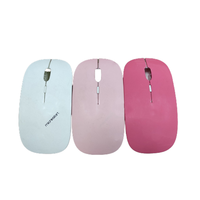 Souris optique sans fil silencieuse, ultra-mince, portable, rechargeable, pour ordinateur de bureau, ordinateur portable, appareil portable