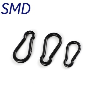 SMD Carabiner 304 Stainless Steel Spring Hook Outdoor Climbing Camping Hiking Fastener Connecting <b>Equipment</b> Universal Use - Product Image 2