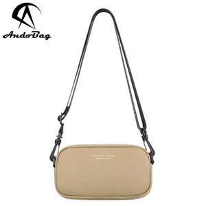 AndoBag Genuine Leather Solid Color Shoulder <b>Bags</b>, Fashion Simple Crossbody <b>Bag</b>, Women's Mobile <b>Phone</b> <b>Purse</b> 1710 - Product Image 1