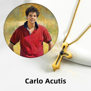 Collana con Ciondolo Charm Cattolico di San Carlo Acutis GIVELUCK - Product Image 6