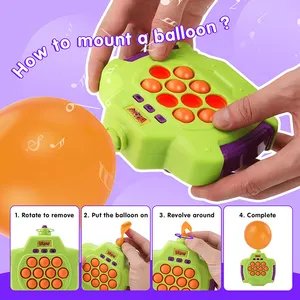 Consola de juegos de empuje rápido Electronic Pops It Game Pop In Electronic Fast Push Game Balloons gratis