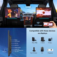 Monitor de Reposacabezas con Pantalla Táctil IPS de 13.5', Android 14, Pantalla de Entretenimiento Trasera con 4+64GB, Video 4K