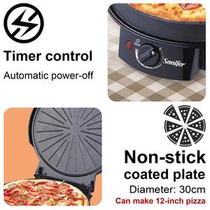 Sonifer SF-6086 Vente en Gros Maison 1500W Grande Taille 12 Pouces Machine à <span class=keywords><strong>Pizza</strong></span> Électrique Ronde Automatique - Product Image 3