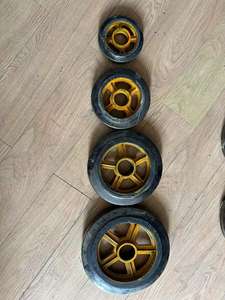 Fábrica Roda De Borracha Sólida 6 polegadas 7 polegadas 8 polegadas 10 polegadas 15 polegadas <span class=keywords><strong>16</strong></span> polegadas Roda De Borracha Em Pó Heavy Duty Rodas - Product Image 6