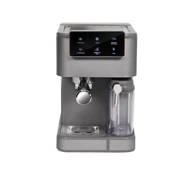 JH-C7270 Portable Programmable Semi-Automatic Electric Espresso Coffee Machine Digital Mode Cold Hot Brew Touch Screen Control