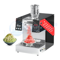 Machine à glace coréenne automatique à écran tactile HENGZHI 220V, moteur compresseur, capacité de 60 kg/jour pour les boutiques de bubble tea