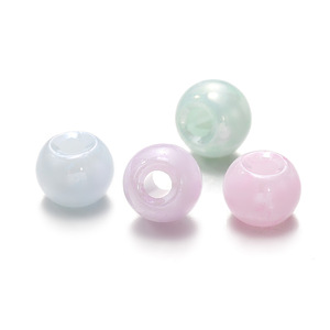 Perles de verre rondes de 4 mm, couleur macaron, pour la fabrication de bijoux, bracelets DIY, accessoires - Product Image 5
