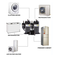 Compresseur rotatif 12000btu 18000btu 24000btu Gmcc R410a Fabricants Compresseur rotatif Compresseur rotatif GMCC