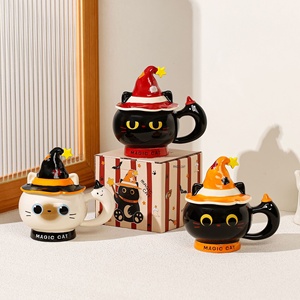 Caneca de Cerâmica Criativa com Tema de Halloween, Ecológica e de Alto Valor, Ideal para Festas e Uso Doméstico - Product Image 1