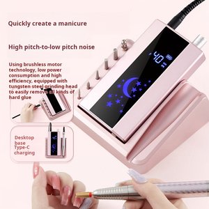 Nueva Máquina de Pulir Uñas de Alta Velocidad sin Escobillas BY03, Material ABS, 1.2 kg, Ligera, Dispositivo de Eliminación de Esmalte de Uñas Recargable - Product Image 4