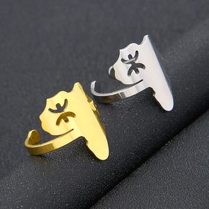 Bague de berbères en acier inoxydable pour femme et fille, bijou ethnique pour fête d'anniversaire - Product Image 6