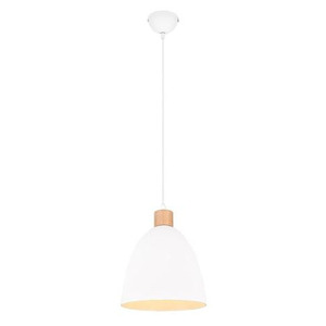 Lampada a sospensione 1xE27 IP20 150cm bianca, ideale per illuminazione decorativa e d'atmosfera in spazi interni. - Product Image 1