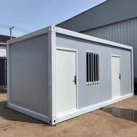 Suzhou WN Maison préfabriquée en conteneur 20 pieds 40 pieds personnalisée en usine Maison en conteneur portable 2 chambres à coucher