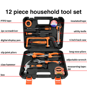 12 Miếng Đa Năng Nhiệm Vụ Nặng Nề Cơ Khí Lưu Trữ Thép Hộp Công Cụ Với Các Công Cụ Bao Gồm Cờ Lê - Product Image 3