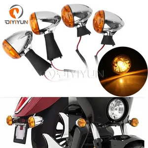 2 пары светодиодных индикаторов поворота мотоцикла Янтарный мигалка для индийского скаута sixty BOBBER 14-19 аксессуары яркая лампа
