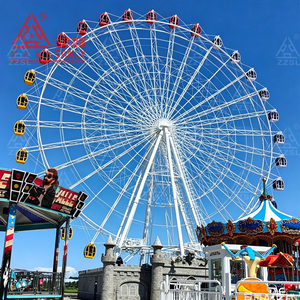 Grande Roue de Ferris Commerciale Extérieure en Métal et Fibre de Verre pour Parcs d'Attractions - Product Image 1