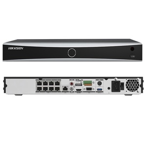 Hik Original <span class=keywords><strong>DS</strong></span>-<span class=keywords><strong>7608NXI</strong></span>-<span class=keywords><strong>I2</strong></span>/8P/VPro 8CH 8PoE 2SATA 4K Ai AcuSeek NVR AcuSearch Reconnaissance faciale Analytique intelligente SMD2.0 - Product Image 1