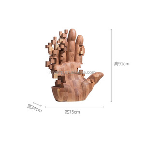 Scultura Artigianale in Legno con Impronta Animale, Finitura in <span class=keywords><strong>Rovere</strong></span> Naturale, Stile Contemporaneo Organico, Ricordo Familiare, Decorazione per Cameretta, Memoria - Product Image 5