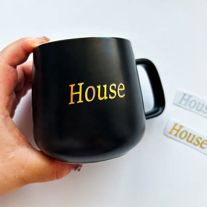 Custom 3D Gold Silver Transfer Adhesive PVC Metal Sticker Personalized Name Logo UV Digital Printing for Electrical Appliance