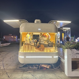 New Design Food Kiosk Mobile Car Coffee Truck Food Van <strong>Big</strong> Bakery Bus Hot Dog Ice Cream <strong>Cart</strong> Gasoline Food Truck Vintage - Product Image 2