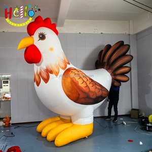 Modello Gonfiabile di Pollo all'Ingrosso, Gallo Cartoon Gonfiabile, Animali Gonfiabili per Decorazioni di Eventi all'Aperto - Product Image 1