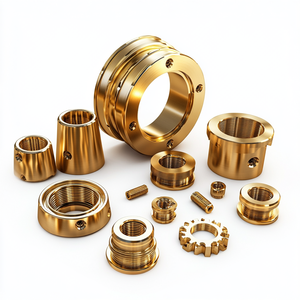 Tùy chỉnh CNC gia công kim loại nhôm ốc vít không tiêu chuẩn có khía ngón tay cái Threaded Nuts chèn khác nhau Brass bộ phận phần cứng - Product Image 1