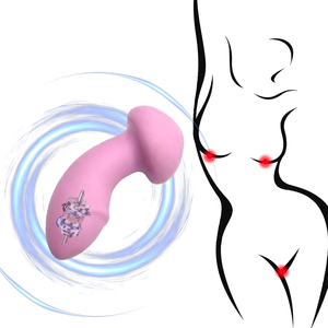Vibromasseur Lapin AV pour <span class=keywords><strong>Femme</strong></span> Adulte avec Fonction Massage, en Silicone Liquide de Qualité Alimentaire, Rechargeable par USB, Inclut <span class=keywords><strong>une</strong></span> Boîte de Jouets Sexuels - Product Image 1