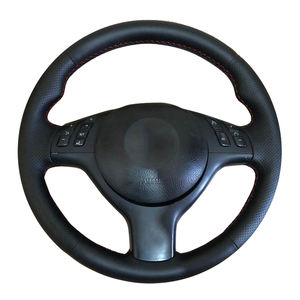 Housse de <span class=keywords><strong>volant</strong></span> de voiture en <span class=keywords><strong>cuir</strong></span> microfibre pour <span class=keywords><strong>BMW</strong></span> <span class=keywords><strong>E46</strong></span> E39 330i 540i 525i 530i 330Ci M3 2001-2014 - Product Image 1