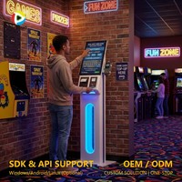 Kiosque de commande automatique pour restaurant et bistro, écran tactile capacitif, gain de place, paiement des factures