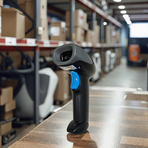 화면 1D 2D QR 블루투스 2.4G 무선 USB 유선 휴대용 바코드 리더기가있는 바코드 스캐너 무선 - Product Image 1