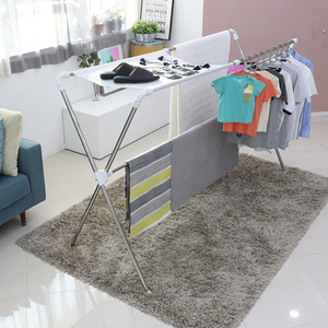 [HOME FRIEND] Étendoir à linge en forme de X (filet) grande capacité, conçu pour le séchage du linge de taille familiale - Product Image 3