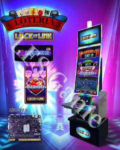 Meilleures ventes LFS LFS10-n Lock It Link 4-en-1 Loteria <span class=keywords><strong>LA</strong></span> <span class=keywords><strong>SIRENA</strong></span> Armoire de jeu d'arcade multi-jeux avec carte de jeu en métal, version anglaise, 110/220V - Product Image 3